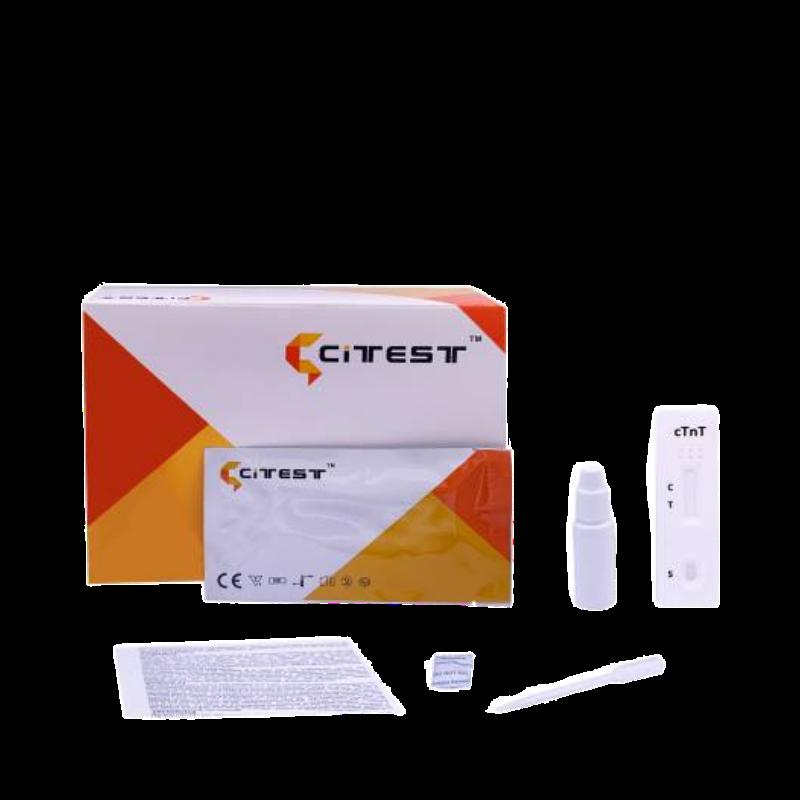 Швидкий тест на виявлення серцевого тропоніну Т (cTnТ), тест касета (CTNT-402, Citest)